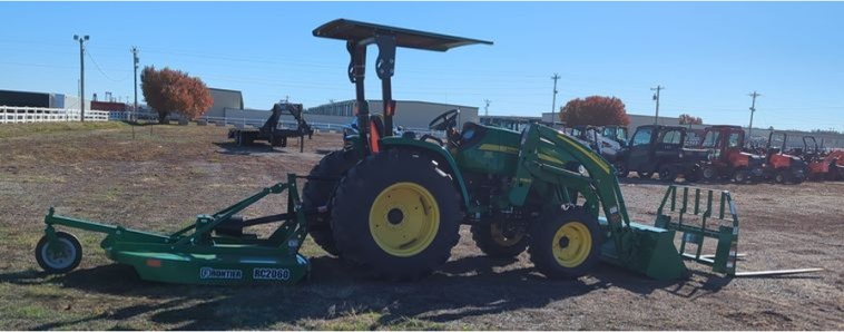 2015 John Deere 4105H MFWD tractor photo 4
